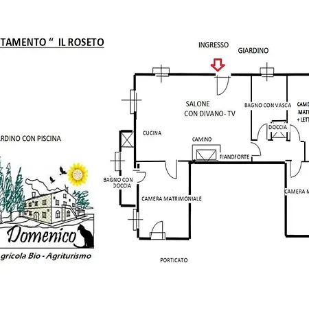 Appartement San Domenico-il Roseto *
